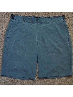 Nike Dri Fit Golf Shorts Mens 36 Gray Performance Stretch Flat Front Athleisure